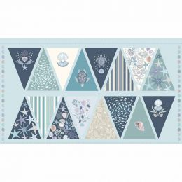 Ocean Pearls Lewis & Irene Fabric | Bunting Panel Pearl