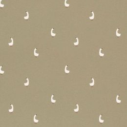 Cotton Rich Jersey Fabric | Swans Olive Green