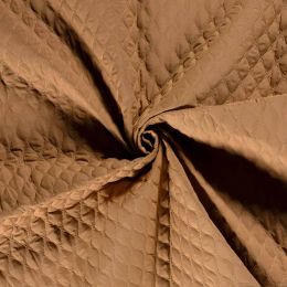 Quilted Coating Fabric | Stars Beige