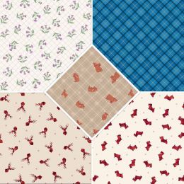 Small Things Celtic Inspired Lewis & Irene Fabric | Fat Quarter Pack 1