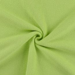 Terry Backed Fleece Fabric | Lime