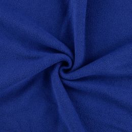 Terry Backed Fleece Fabric | Royal