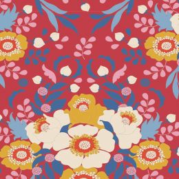 Jubilee Tilda Fabric | Anemone Red