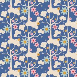 Jubilee Tilda Fabric | Wildgarden Blue