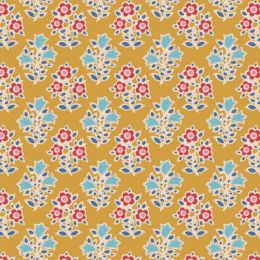 Jubilee Tilda Blender Fabric | Farm Flowers Mustard
