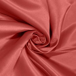 Premium Duchess Satin Fabric | Coral
