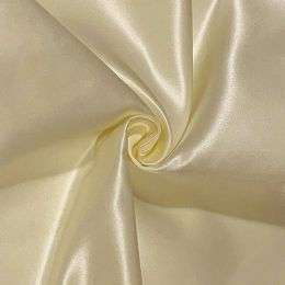 Premium Duchess Satin Fabric | Ivory