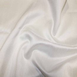 Shantung Satin Fabric | White