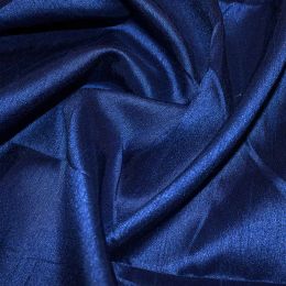 Shantung Satin Fabric | Navy Blue