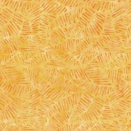 Prismatic Colour Splash Batik Fabric | Stylised Puzzle Golden Yellow