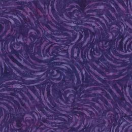 Prismatic Colour Splash Batik Fabric | Lightning Purple/Red