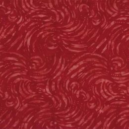 Prismatic Colour Splash Batik Fabric | Lightning Red