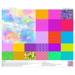 Delphine Brooks Flower Collection Lewis & Irene Fabric | Daisies - Bright