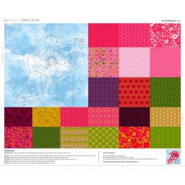 Delphine Brooks Flower Collection Lewis & Irene Fabric | Poppy - Natural