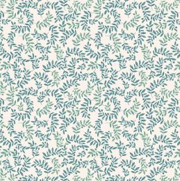 Chalki Lewis & Irene Fabric | Olive Branch Soft Green