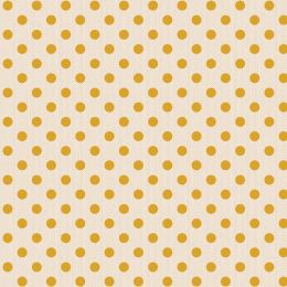 Creating Memories Woven Tilda Fabric | Polkadot Yellow