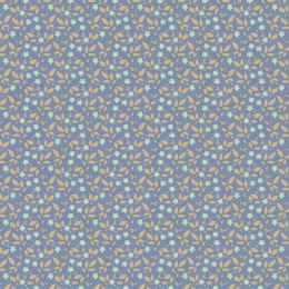 Sunday Brunch Fabric | Tipsy Blue