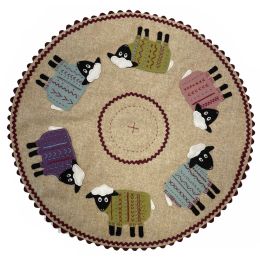 Quilting Antics Pattern | Sheep Candle Mat