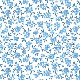 Forget Me Not Lane Lewis & Irene Fabric | Forget Me Not Cream