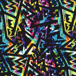 Activewear Jersey Fabric | Digital Print - Graffiti