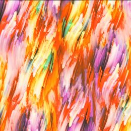 Activewear Jersey Fabric | Digital Print - Colour Blast Reds