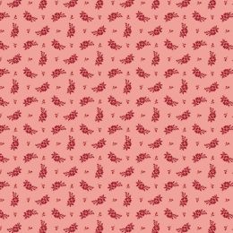 Indian Summer Fabric by Stuart Hillard | Mini Floral Red