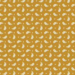 Indian Summer Fabric by Stuart Hillard | Mini Floral Gold