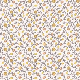 Indian Summer Fabric by Stuart Hillard | Climbing Flowers Yellow