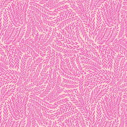 Creative Landscapes Lewis & Irene Fabric | Leaf Texture Bright Pink