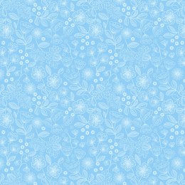 Creative Landscapes Lewis & Irene Fabric | Two Tone Floral Blue