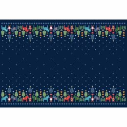 Tomtens Folklore Christmas Lewis & Irene | Double Edge Border