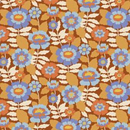 Tilda Wallflower Fabric | Beverly Caramel
