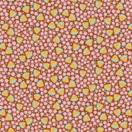 Tilda Wallflower Fabric | Bellflower Mulberry