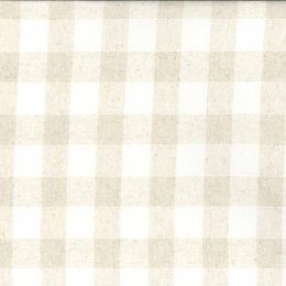 Linen Viscose Jacquard Weave Fabric | Gingham