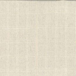 Linen Viscose Jacquard Weave Fabric | Rectangular stripe