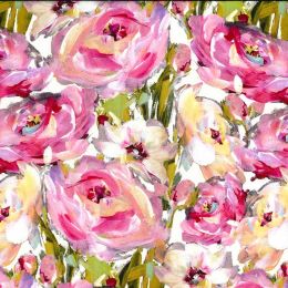 Linen & Viscose Digital Print Fabric