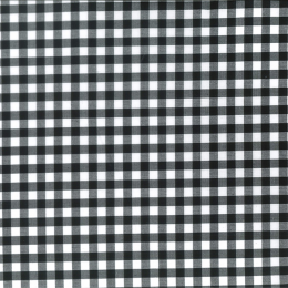 Berkshire Yarn Dyed Cotton Gingham Fabric, 9mm | Black