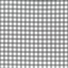 Berkshire Yarn Dyed Cotton Gingham Fabric, 9mm | Grey