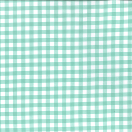 Berkshire Yarn Dyed Cotton Gingham Fabric, 9mm | Mint