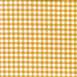 Berkshire Yarn Dyed Cotton Gingham Fabric, 9mm | Ochre