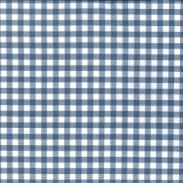 Berkshire Yarn Dyed Cotton Gingham Fabric, 9mm | Denim