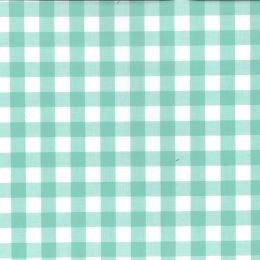 Berkshire Yarn Dyed Cotton Gingham Fabric, 17mm | Mint
