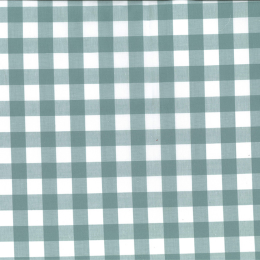 Berkshire Yarn Dyed Cotton Gingham Fabric, 17mm | Duckegg