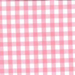 Berkshire Yarn Dyed Cotton Gingham Fabric, 17mm | Pink