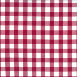 Berkshire Yarn Dyed Cotton Gingham Fabric, 17mm | Magenta