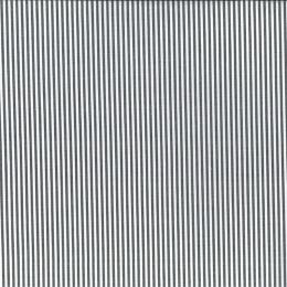 Berkshire Yarn Dyed Cotton Stripe Fabric, 3mm | Black