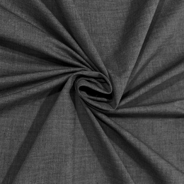 Berkshire Plain Yarn Dyed Chambray | Black