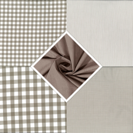 Berkshire Yarn Dyed Cotton Fabric | Fat Quarter Bundle Sand