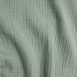 Organic Double Gauze Fabric | Sage Green