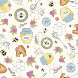 Queen Bee Fabric | Honey Jar